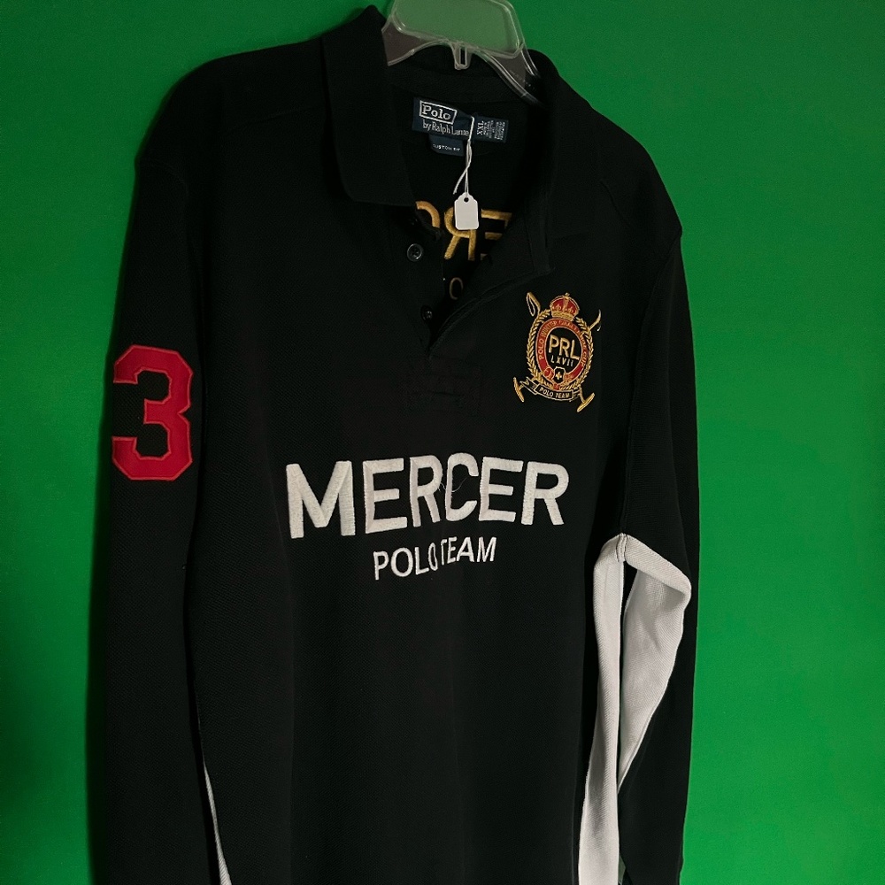 Vintage Polo Quarter Button Up Long Sleeve (Unisex)